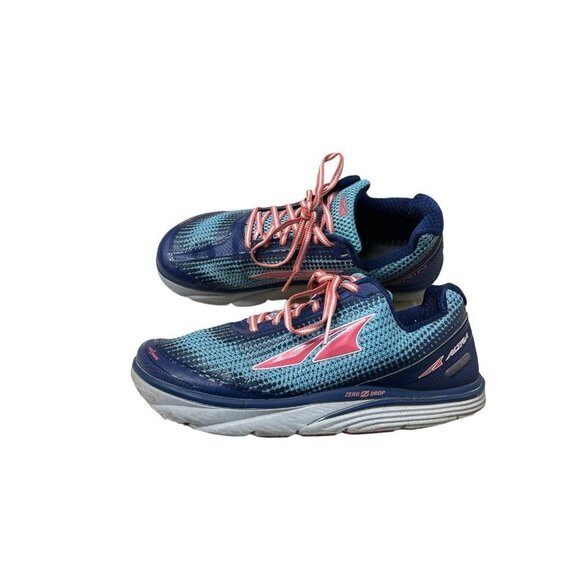 Altra Shoes Women’s 10 Blue/Pink Torin 3.0 Zero Drop Foot Shape Running Sneaker - Picture 6 of 9